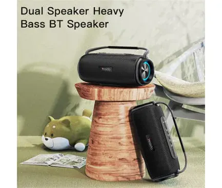 Boxa portabila YESIDO YSW11, Bluetooth 5.0, 40W, RGB, Black - Imagine 3