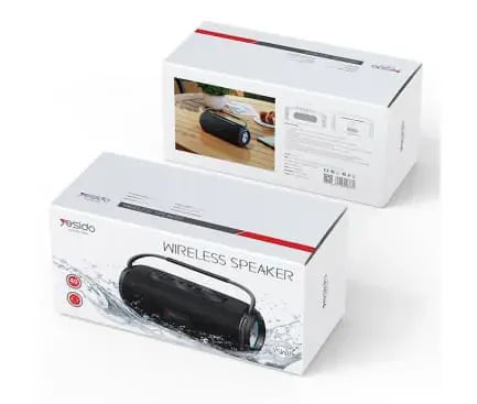 Boxa portabila YESIDO YSW11, Bluetooth 5.0, 40W, RGB, Black - Imagine 7