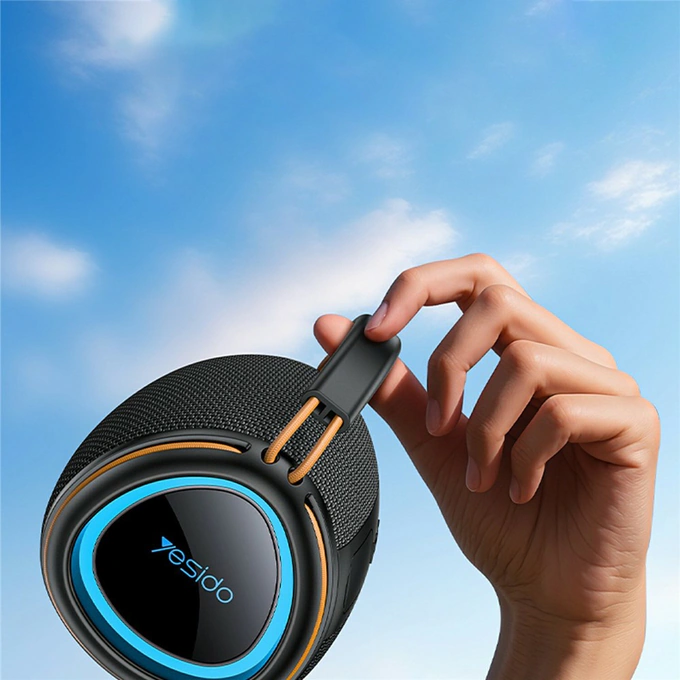 Boxa portabila YESIDO YSW40, 8W, Bluetooth 5.3, Black - Imagine 3