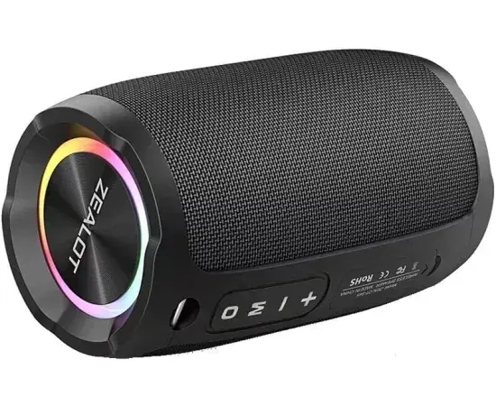 Boxa portabilă ZEALOT S49 Black – sunet puternic și autonomie extinsă - Imagine 1