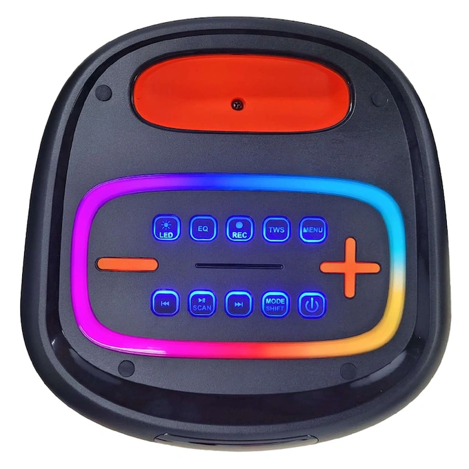 Boxa SPACER portabila bluetooth Bear, AUX audio, radio FM, USB/microSD, negru - Imagine 5