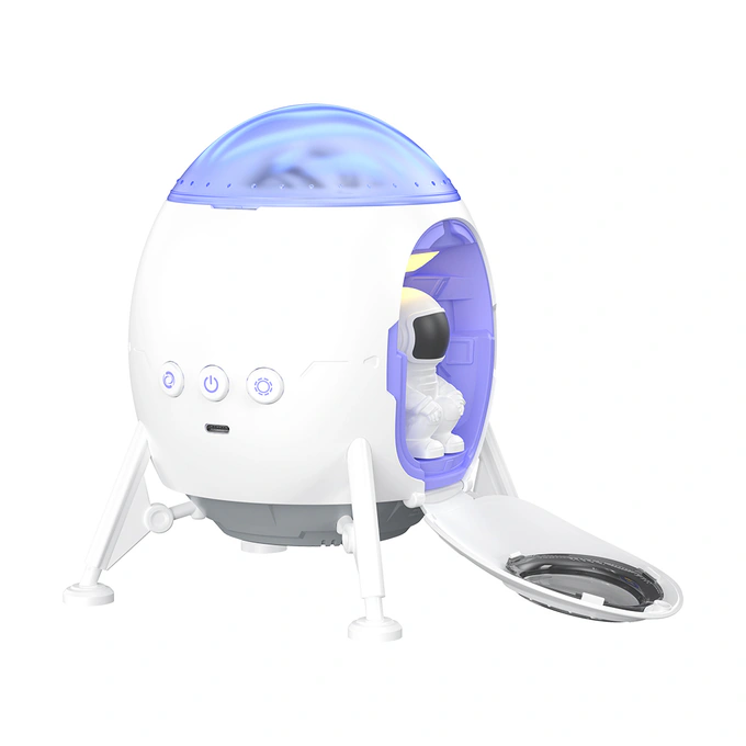 XO Proiector LED cu boxa XO XO-CF38, Model capsula spatiala, 10W, RGB - IT-Fashion.ro