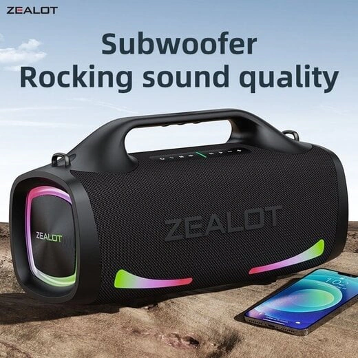 Zealot S79 Boxă Bluetooth, 100W, Negru - Imagine 6