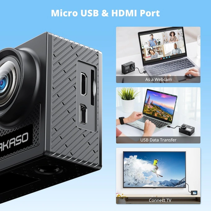 Camera video de acțiune AKASO Brave 4 - Imagine 6