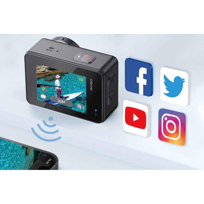 Camera video de actiune AKASO Brave 7 - Imagine 11