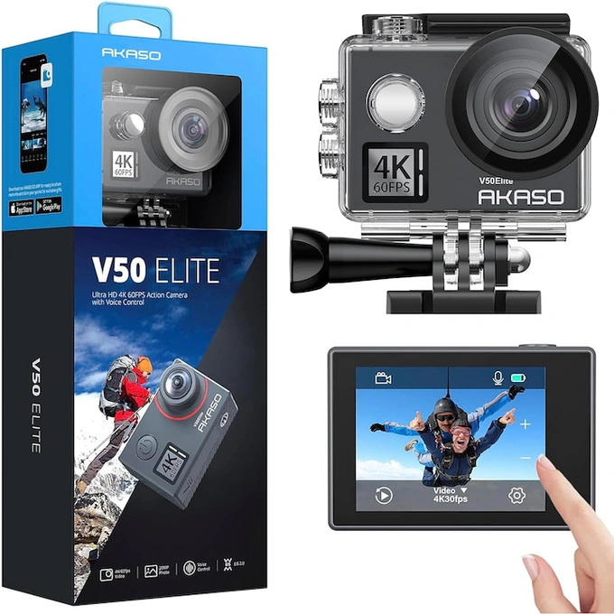 Camera video de acțiune AKASO V50 Elite - Imagine 1