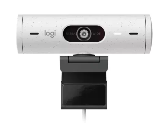 Camera Web Logitech Brio 500, HD 1080p, USB-C, Off-White - Imagine 3