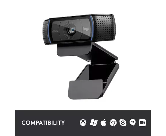 Camera Web LOGITECH C920S Pro 960-001252, Full HD, USB, Black - Imagine 6