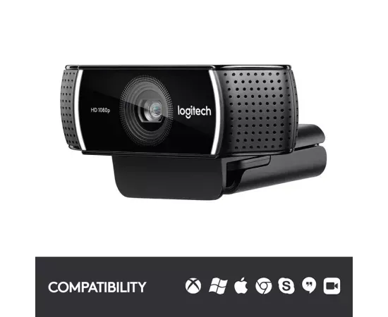 Camera Web LOGITECH C922 Pro Stream 960-001088, Full HD, USB, Black - Imagine 5