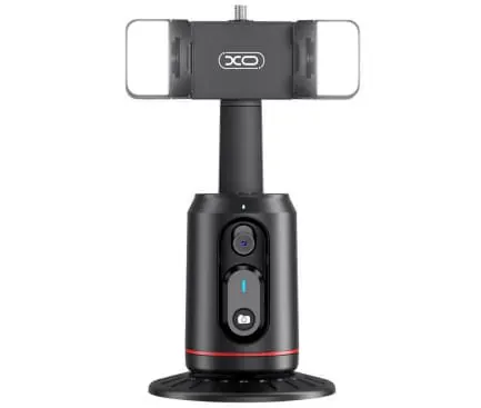 Stabilizator Gimbal XO SS16+, Face Tracking 360, Bluetooth 5.2, Black - Imagine 1