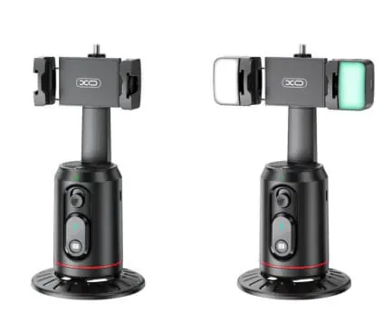 Stabilizator Gimbal XO SS16+, Face Tracking 360, Bluetooth 5.2, Black - Imagine 3