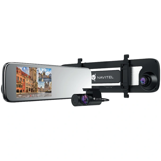 Camera Auto DVR NAVITEL MR450 GPS, Night Vision, FullHD, Black - Imagine 1