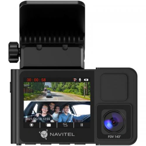 Cameră auto DVR NAVITEL RS2 DUO, Full HD, Night Vision, Black - Imagine 6
