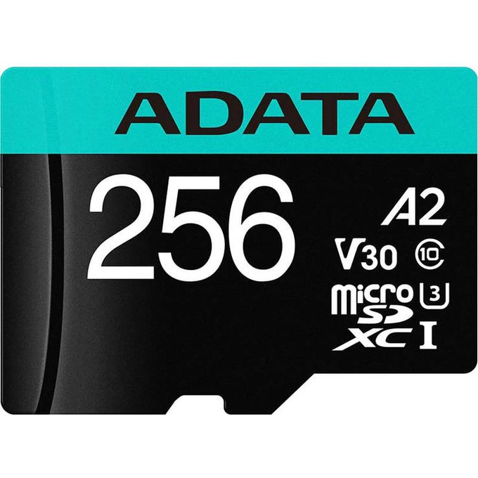 ADATA Card de memorie ADATA microSDXC Premier Pro, 256GB, Clasa 10 + Adaptor SD - IT-Fashion.ro