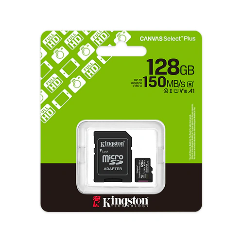 Card de memorie KINGSTON Canvas Select Plus SDCS3/128GB, 128GB, Clasa 10 + Adaptor SD - Imagine 3