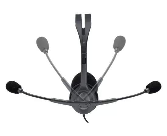 Casti cu microfon LOGITECH H111 981-000593, Jack 3.5 mm, Black - Imagine 4