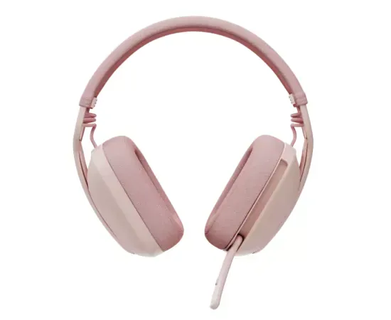 Casti cu microfon LOGITECH Zone Vibe 100 981-001224, Wireless, Rose - Imagine 3