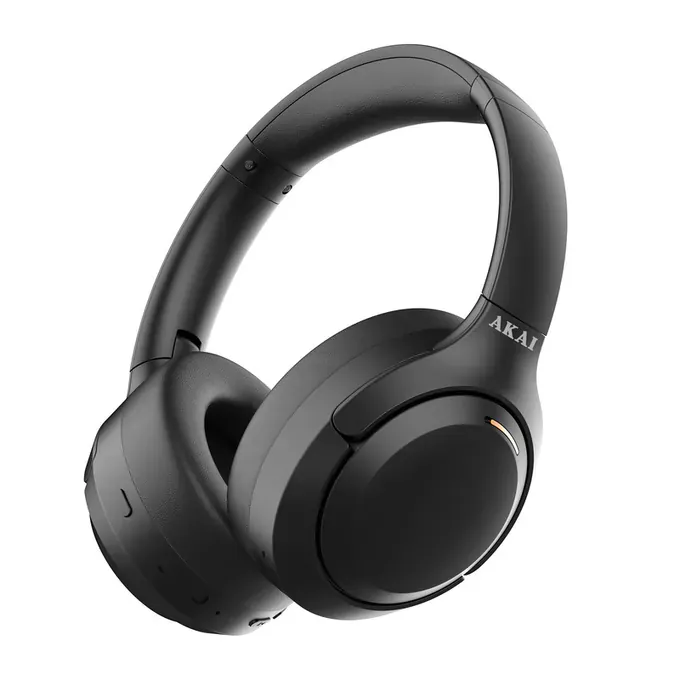 AKAI Casti wireless AKAI BTH-P300HANC, Bluetooth 5.4, Black - IT-Fashion.ro