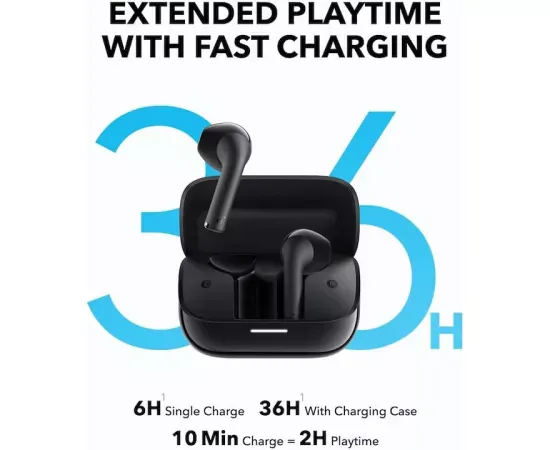 Căști wireless ANKER Soundcore K20i, Bluetooth 5.3, autonomie 36 ore, IPX5, Negru - Imagine 2