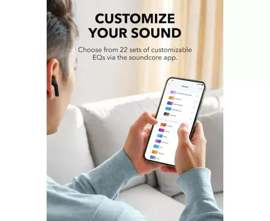 Căști wireless ANKER Soundcore K20i, Bluetooth 5.3, autonomie 36 ore, IPX5, Negru - Imagine 3
