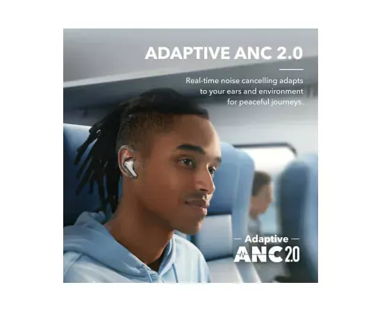 Căști wireless ANKER SoundCore Liberty 4 A3947G21 Bluetooth 5.3 Alb - Imagine 5