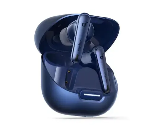 Căști wireless ANKER SoundCore Liberty 4 NC A3947G31 cu Bluetooth 5.3 și ANC 2.0 - Albastru - Imagine 1