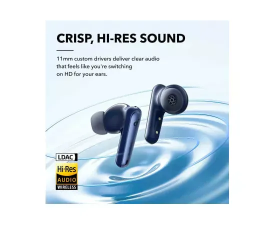 Căști wireless ANKER SoundCore Liberty 4 NC A3947G31 cu Bluetooth 5.3 și ANC 2.0 - Albastru - Imagine 3