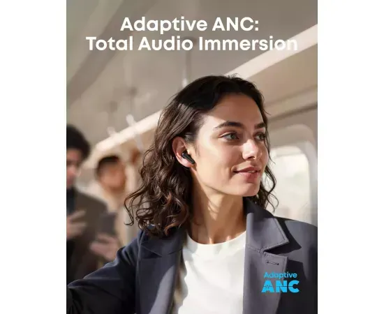 Căști wireless ANKER Soundcore P41i A3937G11 cu Bluetooth 5.3 și funcție de baterie externă - Imagine 5