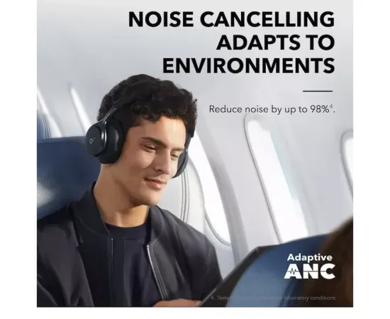 Căști wireless ANKER Soundcore Space One A3035G11 cu ANC adaptiv și Hi-Res Audio - Imagine 3