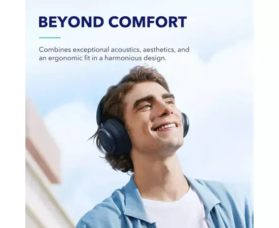 Căști wireless ANKER Soundcore Space Q45 – Bluetooth 5.3, Hi-Res Audio, ANC adaptiv, culoare Blue - Imagine 2