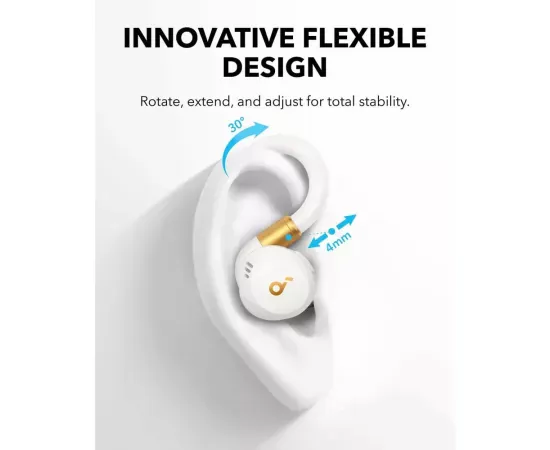 Căști wireless ANKER Soundcore Sport X20 A3968G21 – Bluetooth 5.3, rezistență IP68, sunet premium pentru sport - Imagine 2