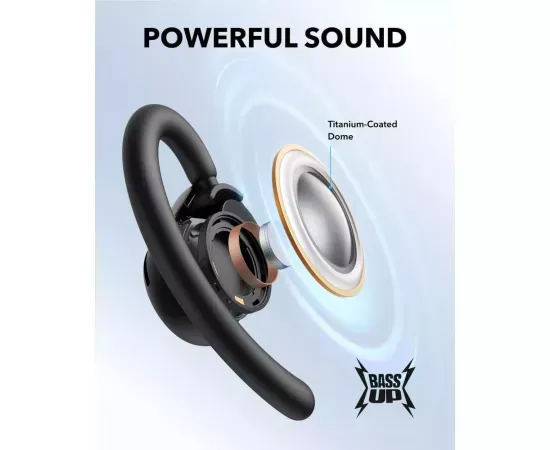 Căști wireless ANKER Soundcore V20i A3876G11 – Bluetooth 5.4, autonomie 36 ore, IP55, Black - Imagine 4