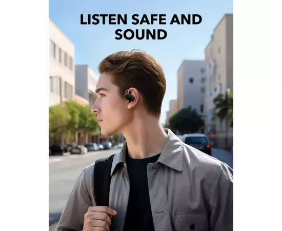 Căști wireless ANKER Soundcore V20i A3876G11 – Bluetooth 5.4, autonomie 36 ore, IP55, Black - Imagine 5
