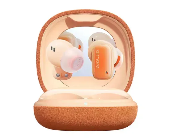 Căști wireless BASEUS AirNora 2 Bluetooth 5.3 Orange NGTW320207 - Imagine 1