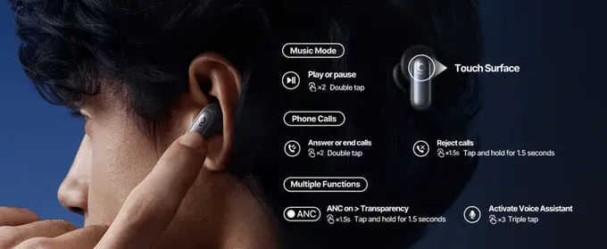 Casti wireless BASEUS Inspire XP1, Sound by Bose®, Dolby Audio, Bluetooth 6.1, Black - Imagine 5