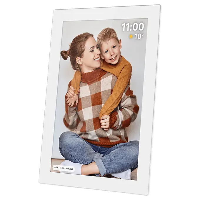 Rama Foto Digitala KRUGER & MATZ KM1100W, Ecran 10.1'' / IPS, Sistem de operare Android 6.1, White - Imagine 3