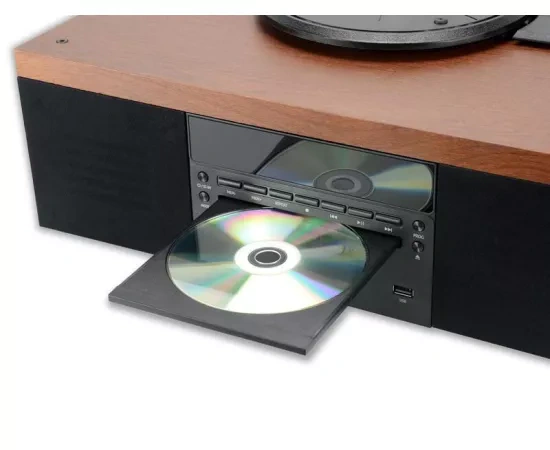 AKAI Pick-up cu CD și Radio FM AKAI ATT-14BT - IT-Fashion.ro