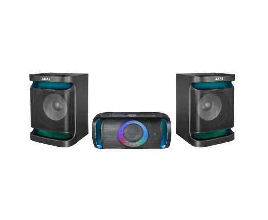 Sistem audio 2.1 AKAI Dual System Speaker MX5 - Putere 200W RMS, Bluetooth 5.3 - Imagine 1