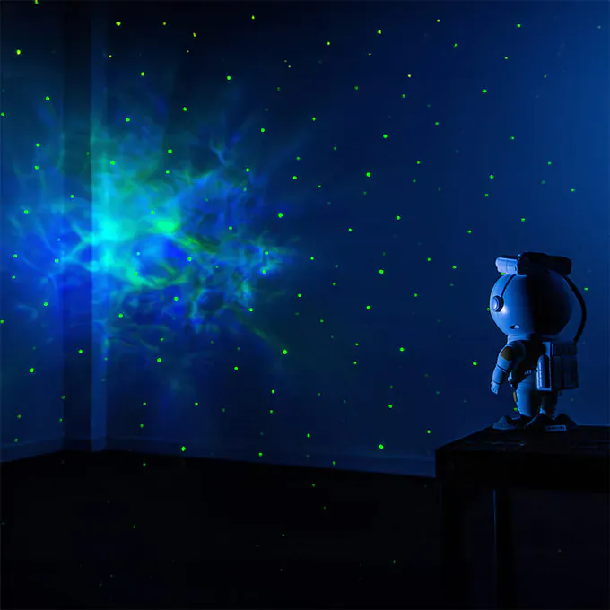 Proiector laser stele galaxie OEM BOOSTARMAN, Model Astronaut, Alb - Imagine 7