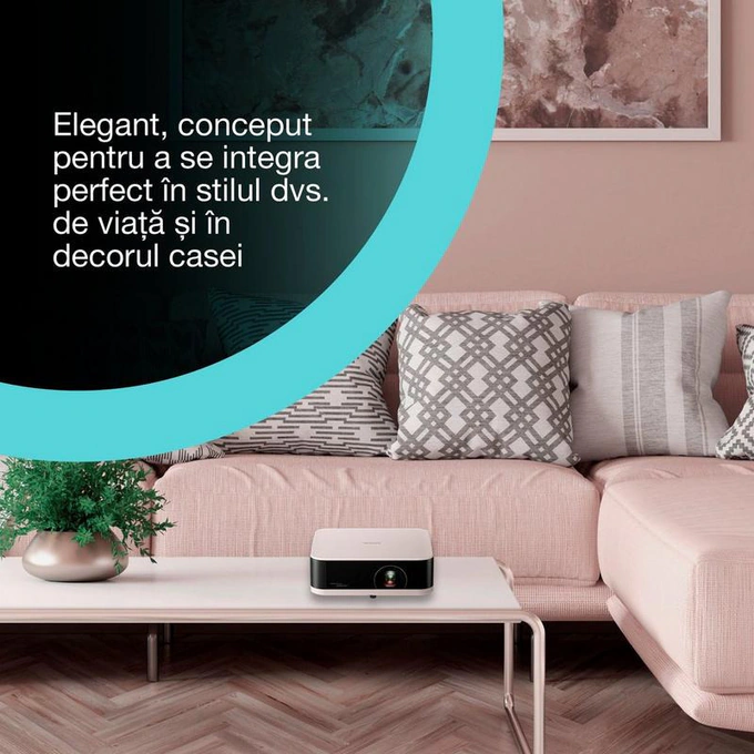 Videoproiector EPSON Lifestudio Pop EF-61R, 700lm Full HD, Tehnologie 3LCD, Sunet Bose, Rose Quartz - Imagine 13