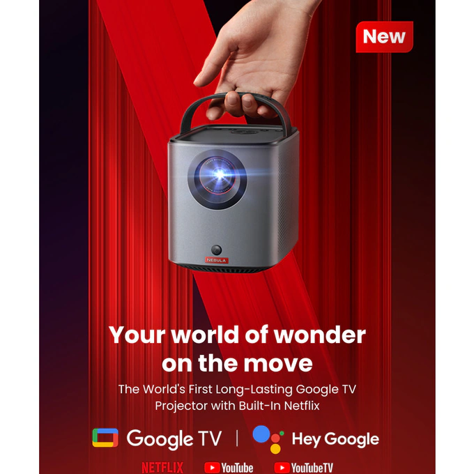 Videoproiector NEBULA Mars 3 Air D2325212, 400lm Full HD, Gray - Imagine 3