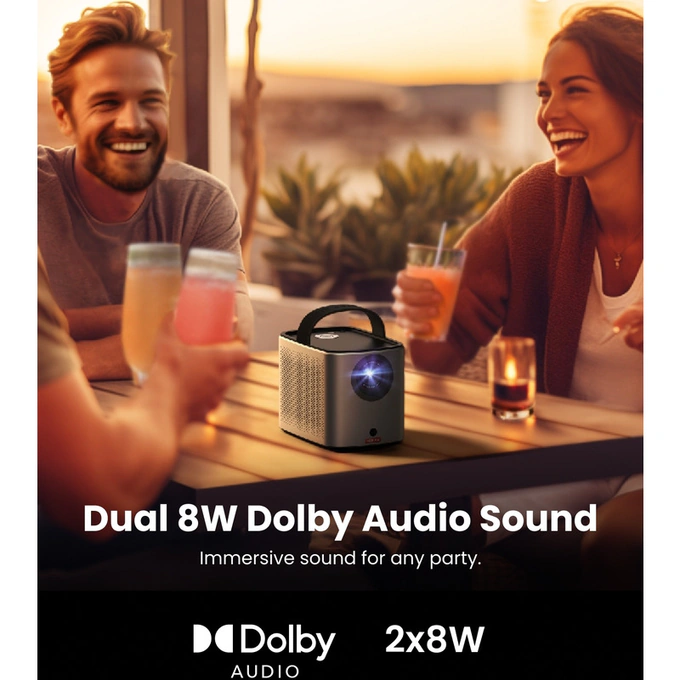 Videoproiector NEBULA Mars 3 Air D2325212, 400lm Full HD, Gray - Imagine 6