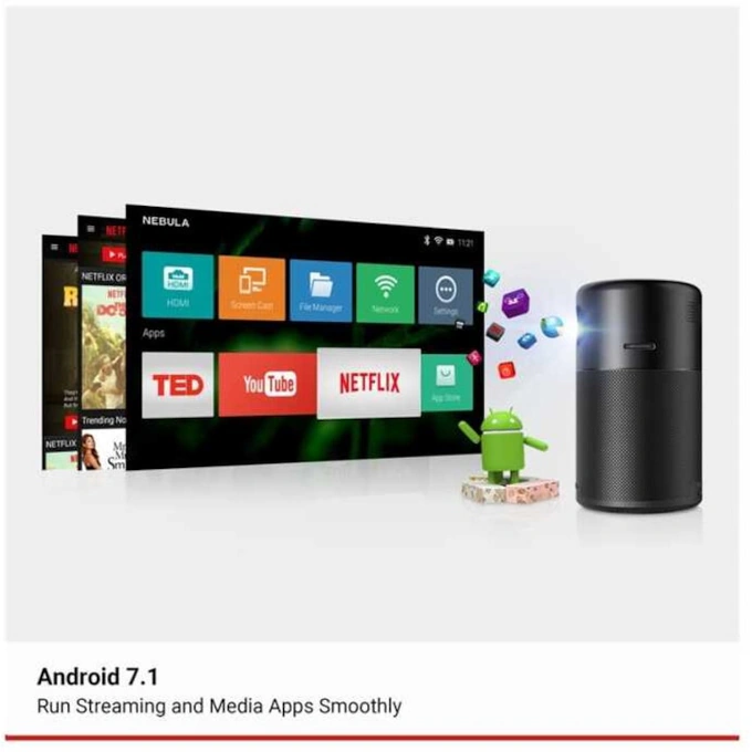 Videoproiector portabil Nebula Capsule 3, 1080p, 200 ANSI lumeni, Black - Imagine 5