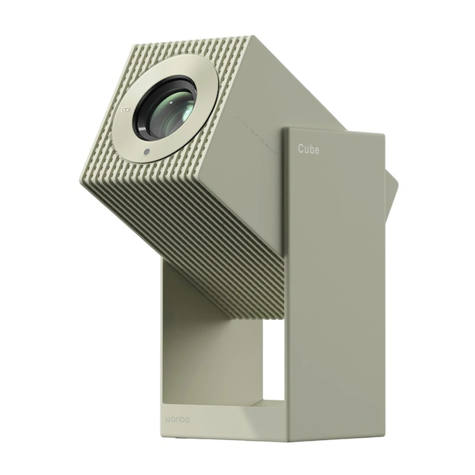 Videoproiector XIAOMI Wanbo Cube 2 Pro, Beige Green - Imagine 1