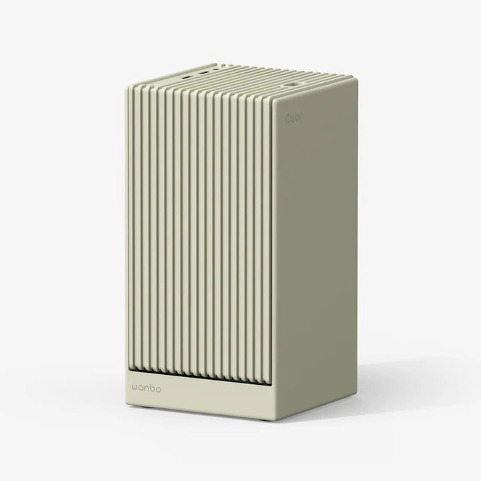 Videoproiector XIAOMI Wanbo Cube 2 Pro, Beige Green - Imagine 5