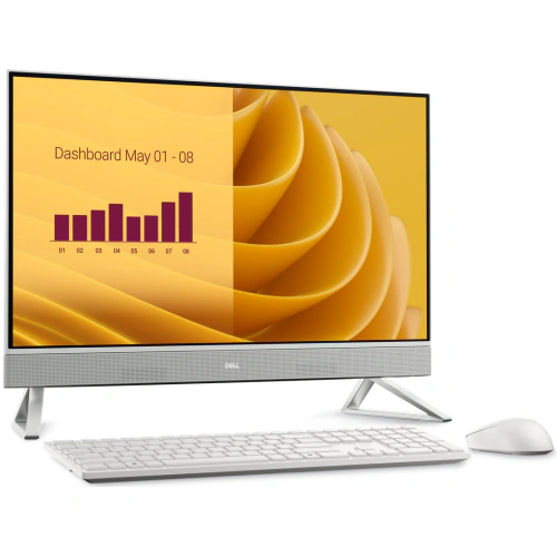 Dell All-In-One Dell 27 EC27250 AIO EC27250_RPLU-R_007, Intel Core 7 150U, 27 inch Touch, RAM 32GB, SSD 1TB, Intel Graphics, Windows 11 Pro, Pearl White - IT-Fashion.ro
