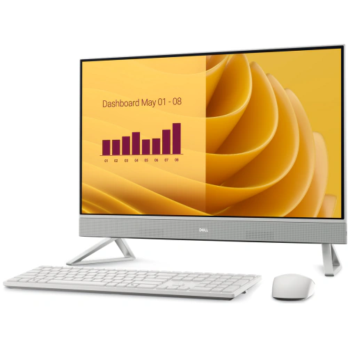 All-In-One Dell 27 EC27250 AIO EC27250_RPLU-R_007, Intel Core 7 150U, 27 inch Touch, RAM 32GB, SSD 1TB, Intel Graphics, Windows 11 Pro, Pearl White - Imagine 3