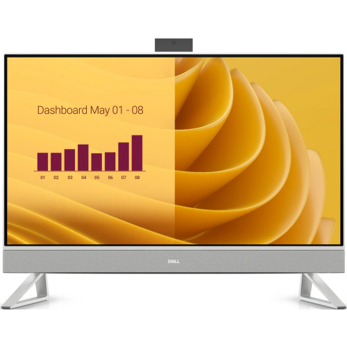 All-In-One Dell 27 EC27250 AIO EC27250_RPLU-R_007, Intel Core 7 150U, 27 inch Touch, RAM 32GB, SSD 1TB, Intel Graphics, Windows 11 Pro, Pearl White - Imagine 4