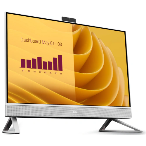 All-In-One Dell 27 EC27250 AIO EC27250_RPLU-R_008, Intel Core 7 150U, 27 inch Touch, RAM 16GB, SSD 1TB, Intel Graphics, Windows 11 Pro, Pearl White - Imagine 5