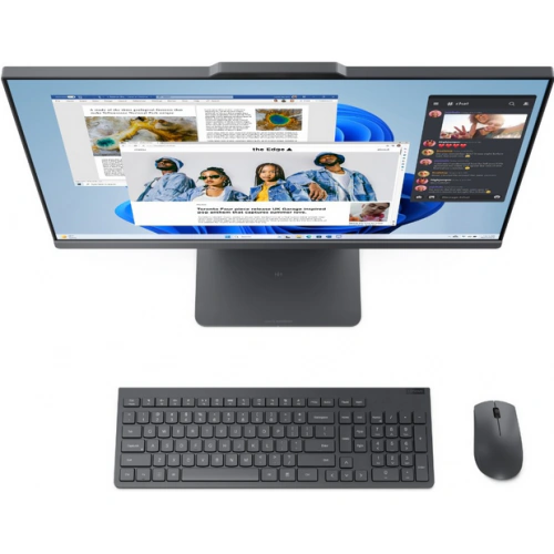 All-In-One Lenovo IdeaCentre 24ARR9 AIO F0HR00ALRI, AMD Ryzen 5 7535HS, 23.8 inch, RAM 16GB, SSD 512GB, AMD Radeon 660M, Fara sistem de operare, Luna Grey - Imagine 5